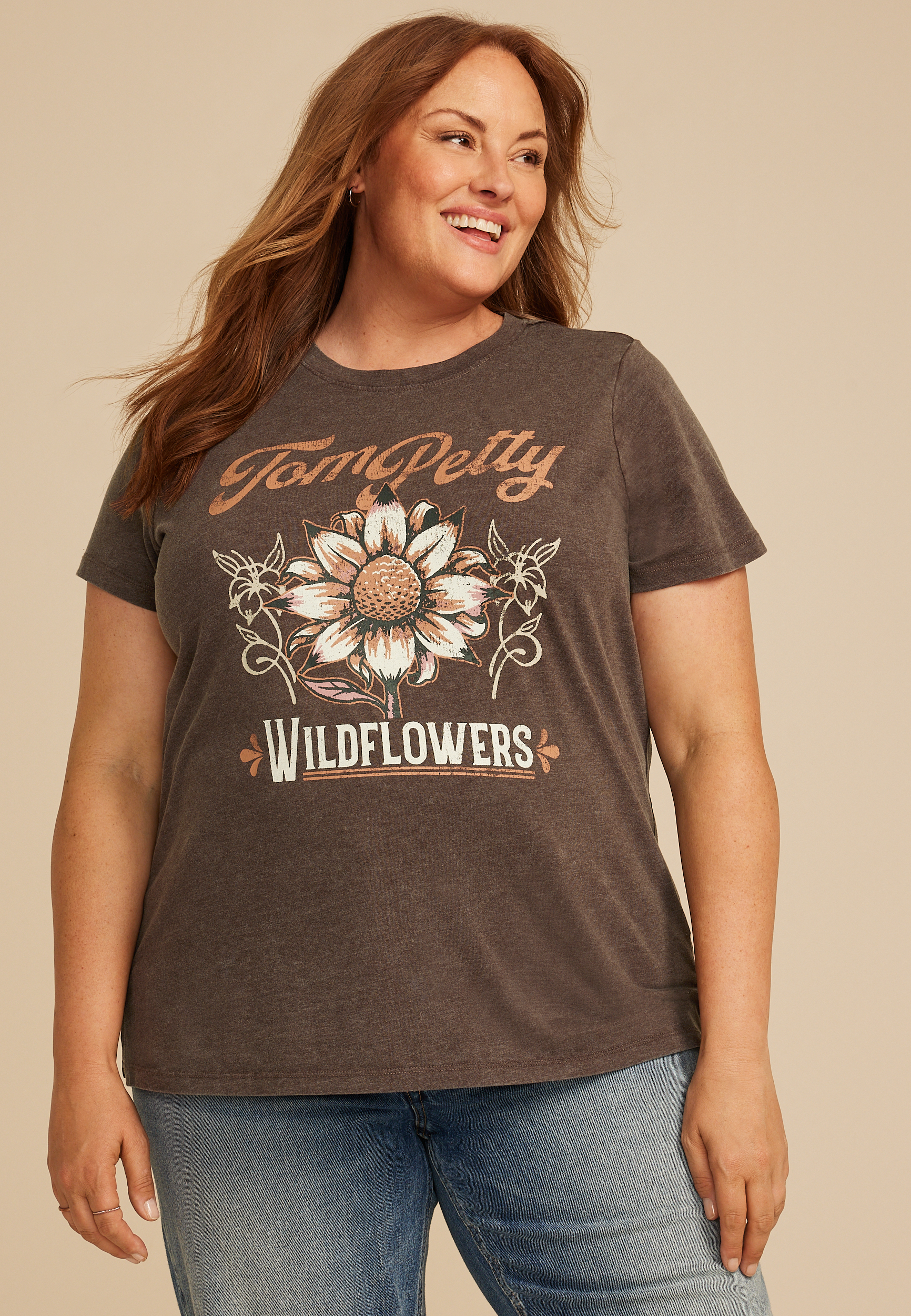 Plus Size Tom Petty Classic Fit Graphic Tee