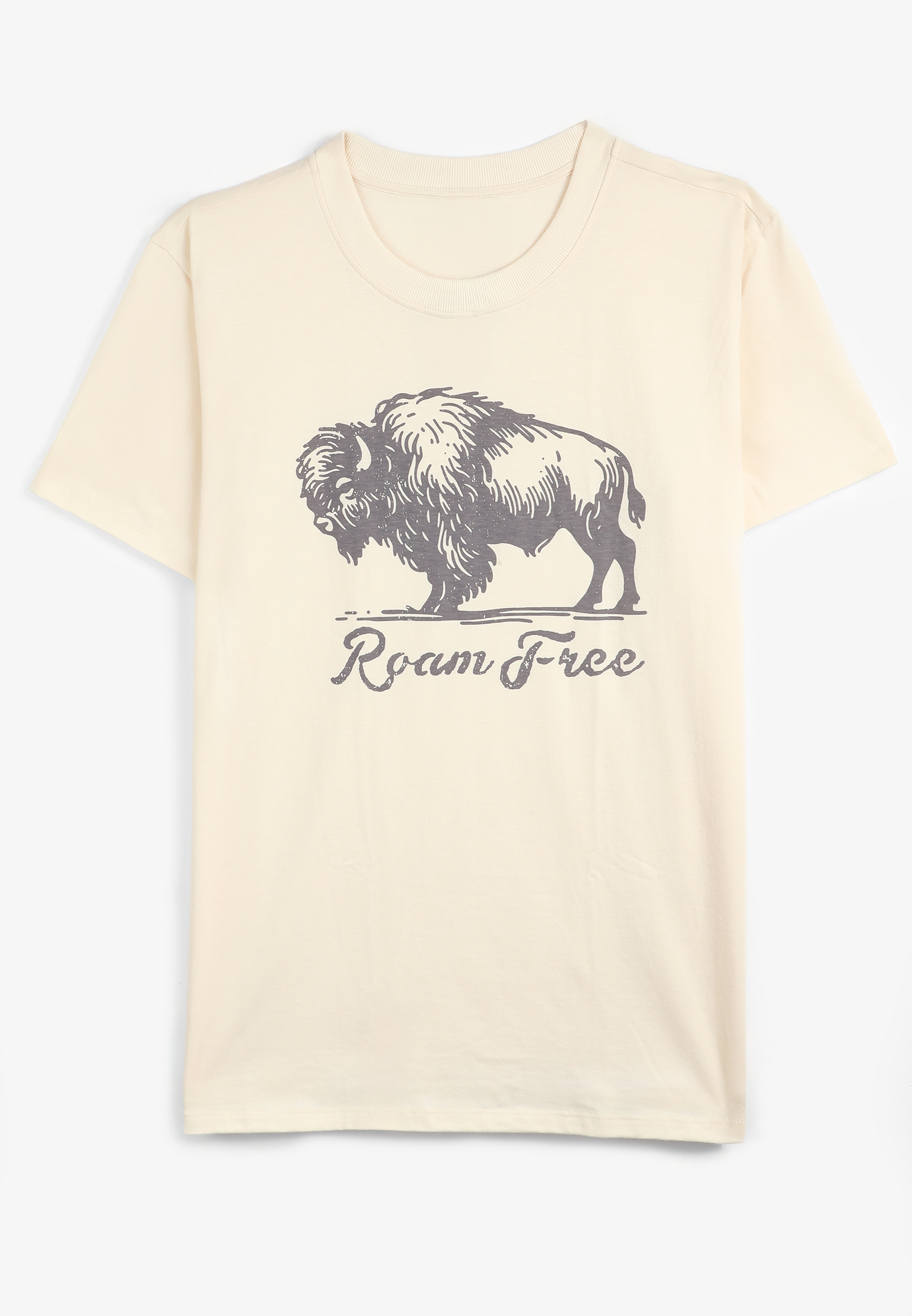 Roam Free Oversized Fit Graphic Tee, C2789, large