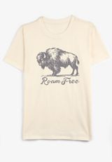 Roam Free Oversized Fit Graphic Tee, C2789, small