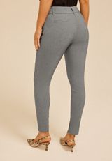 Heathered Bengaline Skinny Pant, MEDIUM HEATHER GRAY, small