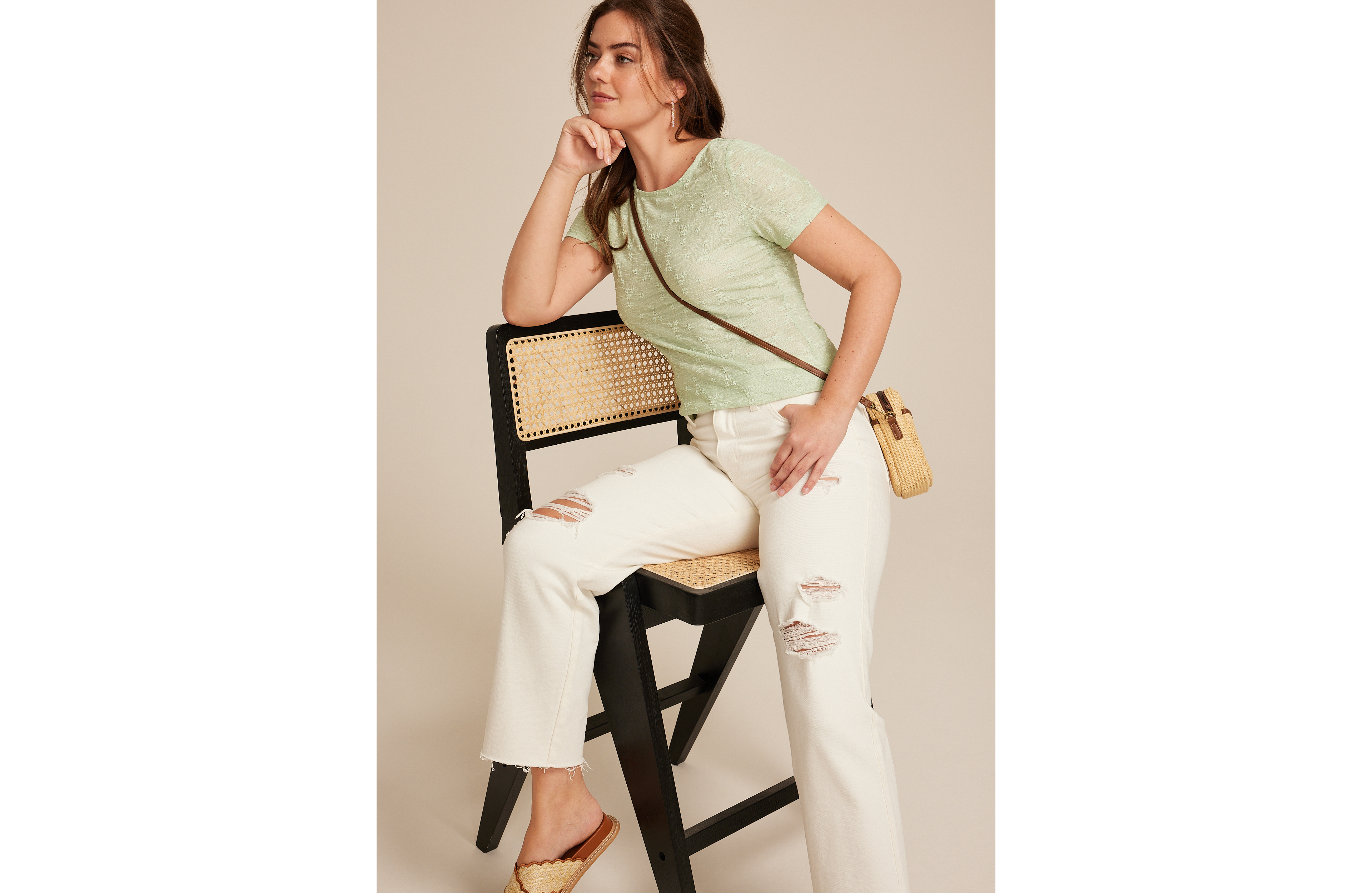 Floral Lace Embroidered Top