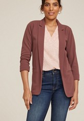 Versa Jacquard Knit Blazer