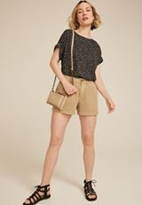 Delton Zipper Back Blouse, C1756, small