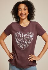 Always Growing Classic Fit Graphic Tee, PURPLE MOSS, small