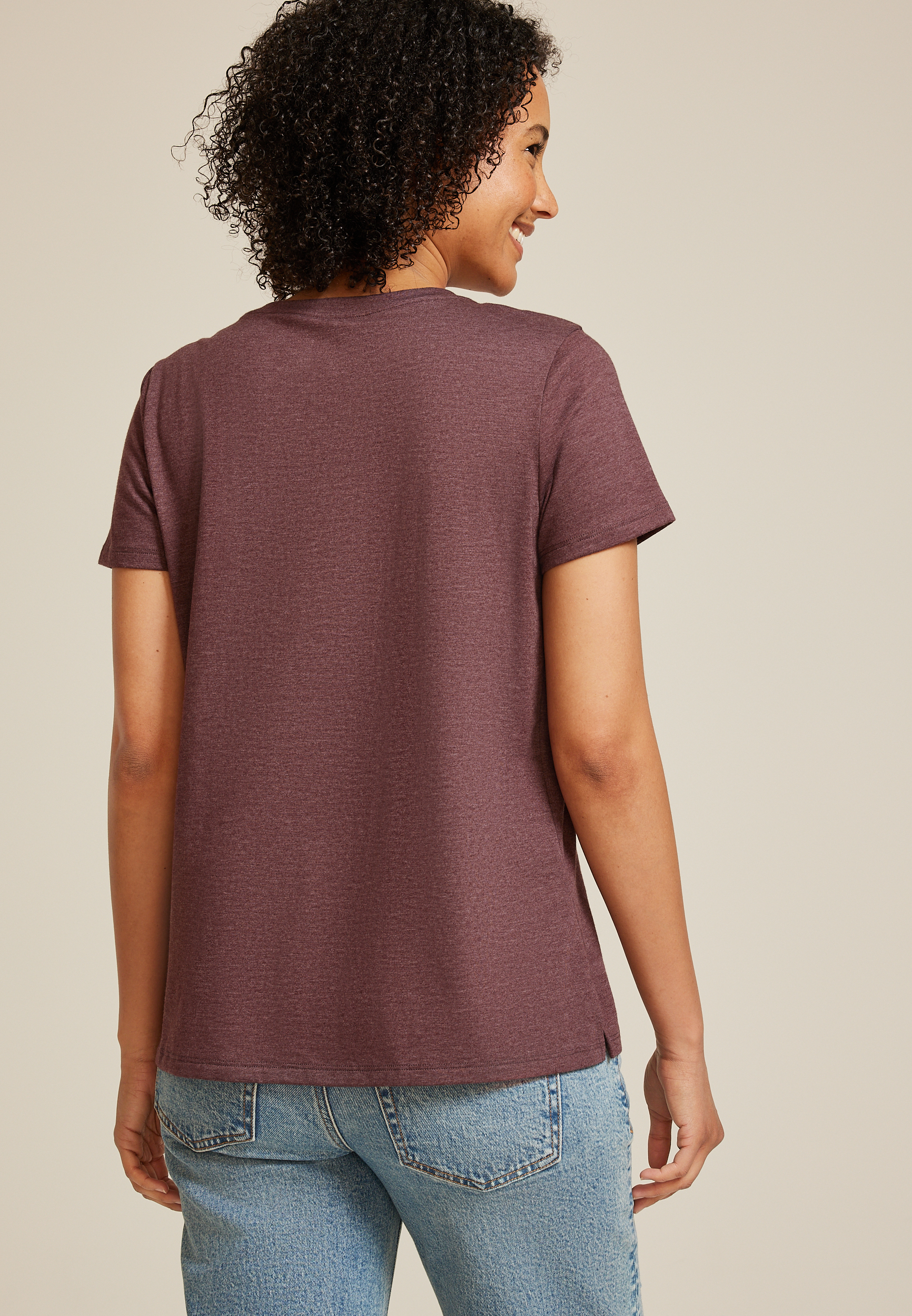 Always Growing Classic Fit Graphic Tee, PURPLE MOSS, large