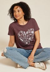 Always Growing Classic Fit Graphic Tee, PURPLE MOSS, small