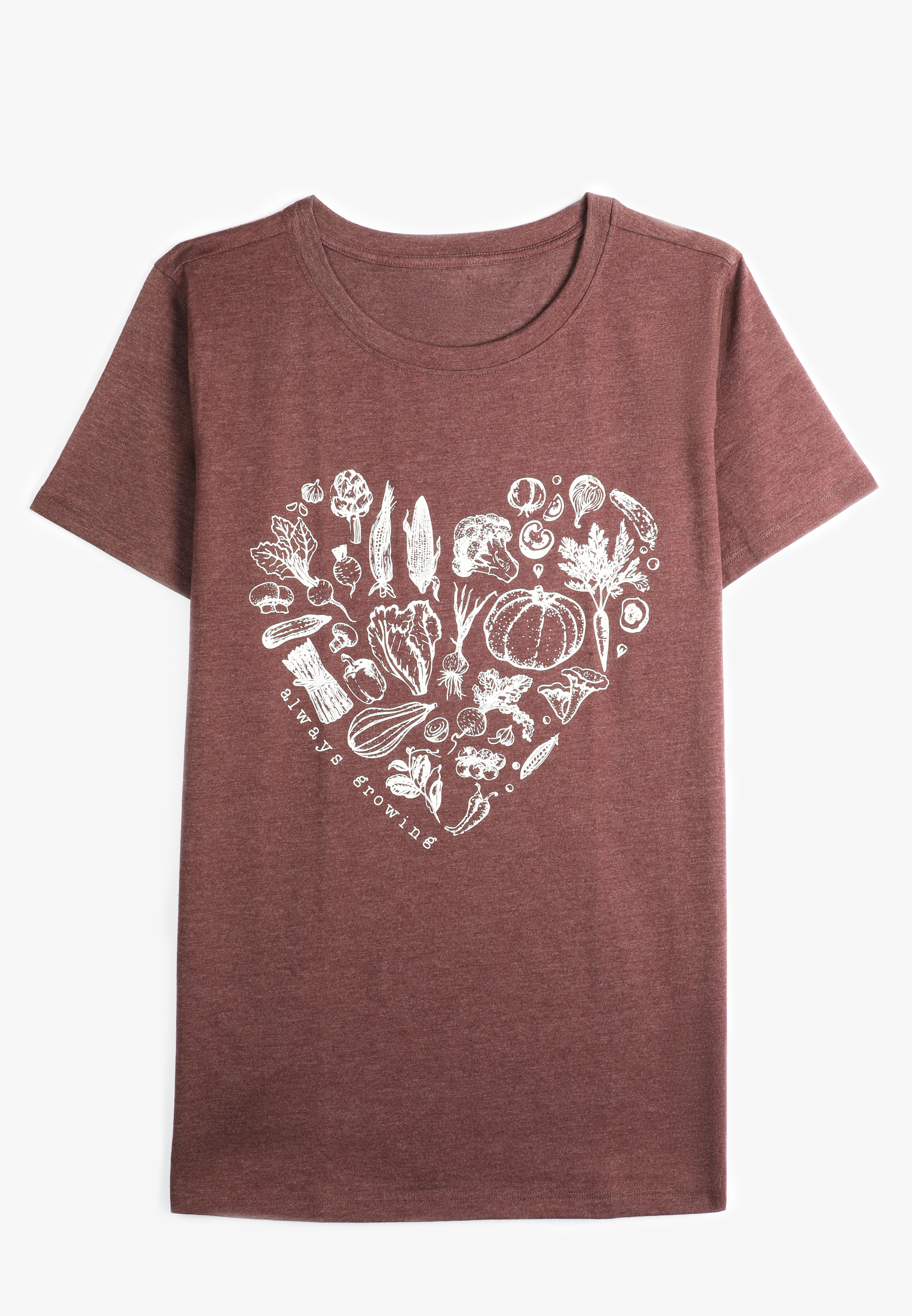 Always Growing Classic Fit Graphic Tee, PURPLE MOSS, large