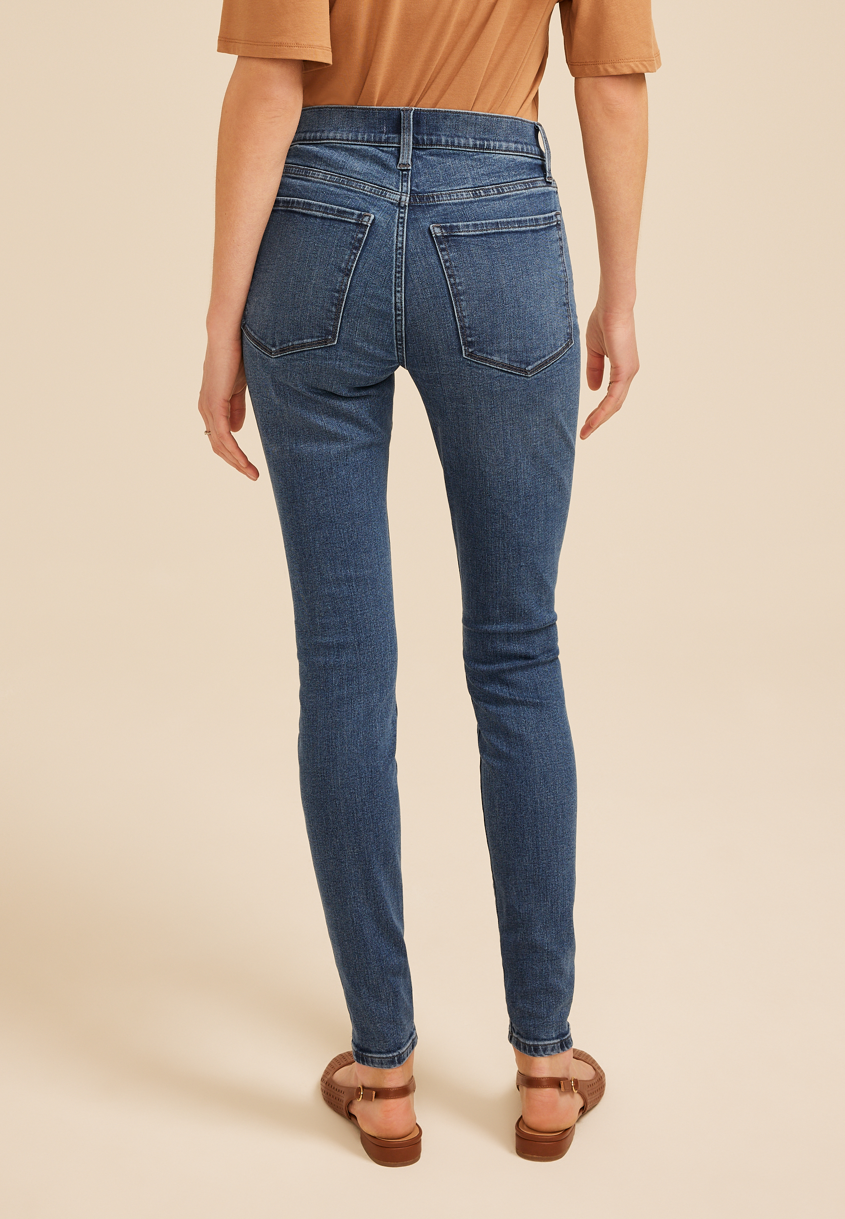 m jeans by maurices&trade; Sculpt Mid Rise Skinny Jean, C3337, large