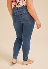 Plus Size m jeans by maurices&trade; Sculpt Mid Rise Skinny Jean, C3337, small