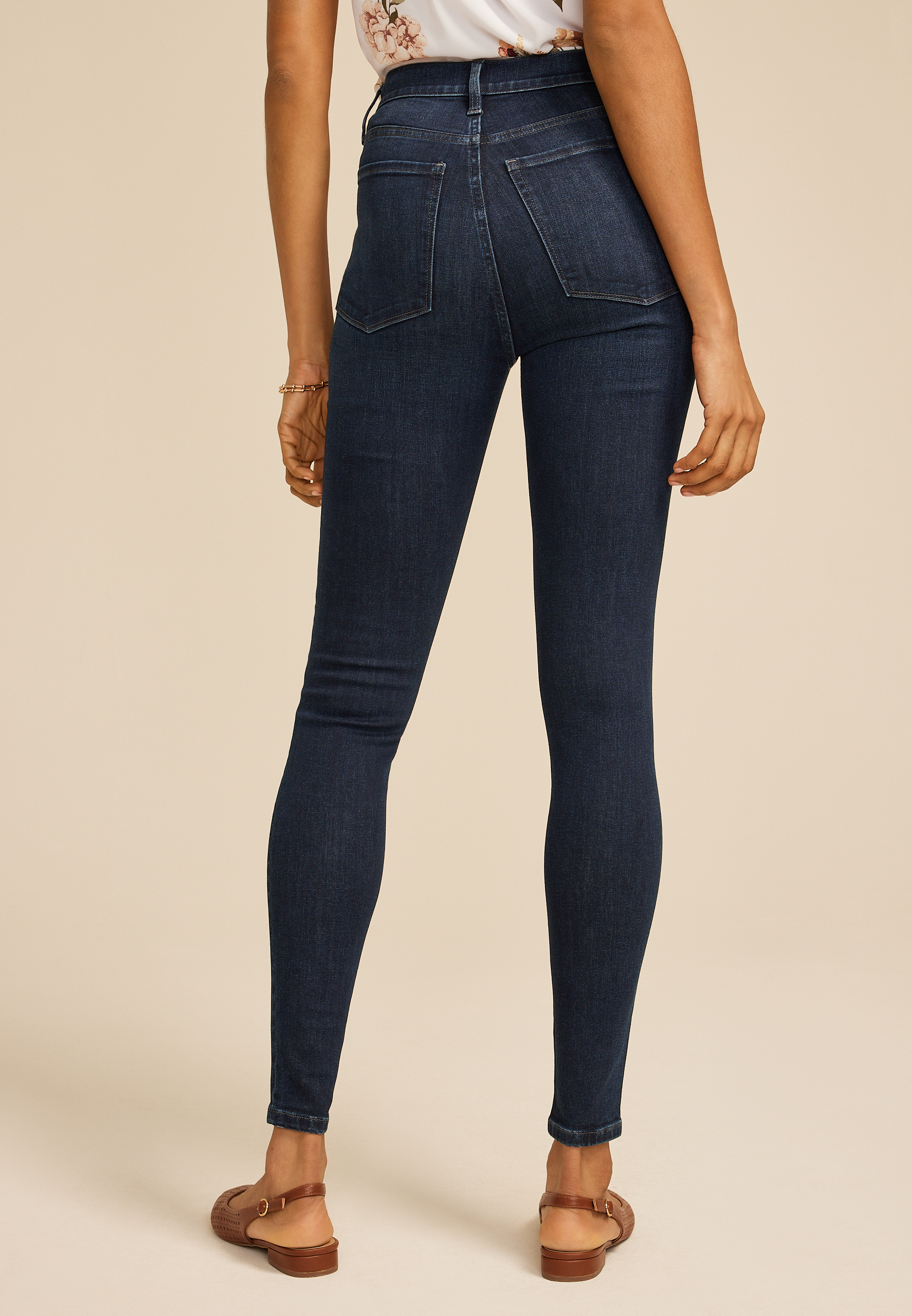 m jeans by maurices&trade; Dark Sculpt High Rise Skinny Jean, C258, large