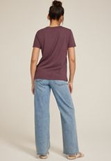 24/7 Dawson Solid Crew Neck Tee, PURPLE MOSS, small