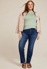 Plus Size 24/7 Dawson Solid Crew Neck Tee, C4610, small