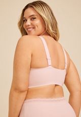 Invisibliss Lace Trim V Neck Bralette, C3743, small