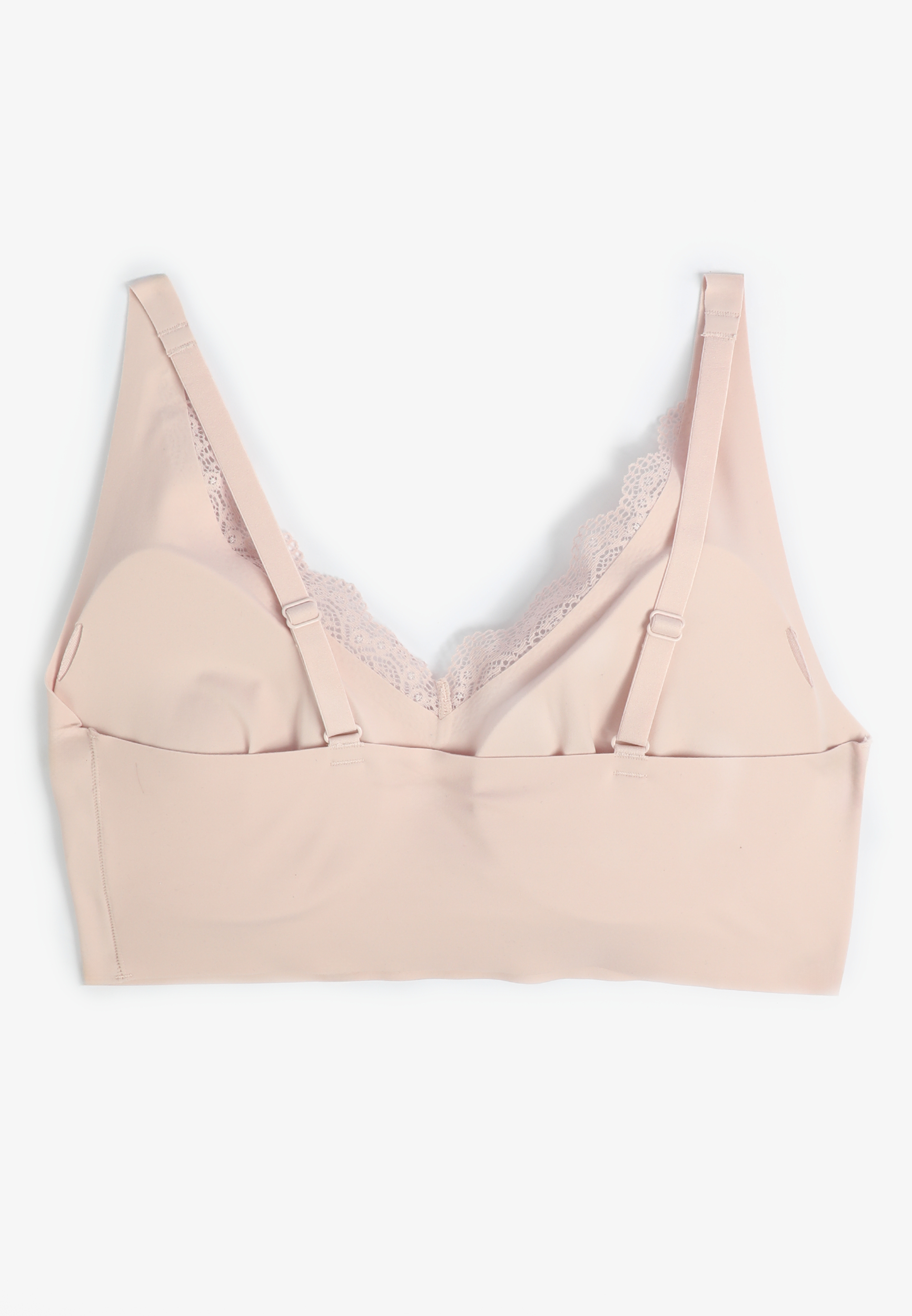 Invisibliss Lace Trim V Neck Bralette, C3743, large