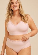 Invisibliss High Waist Lace Trim Hipster Panty, C3743, small