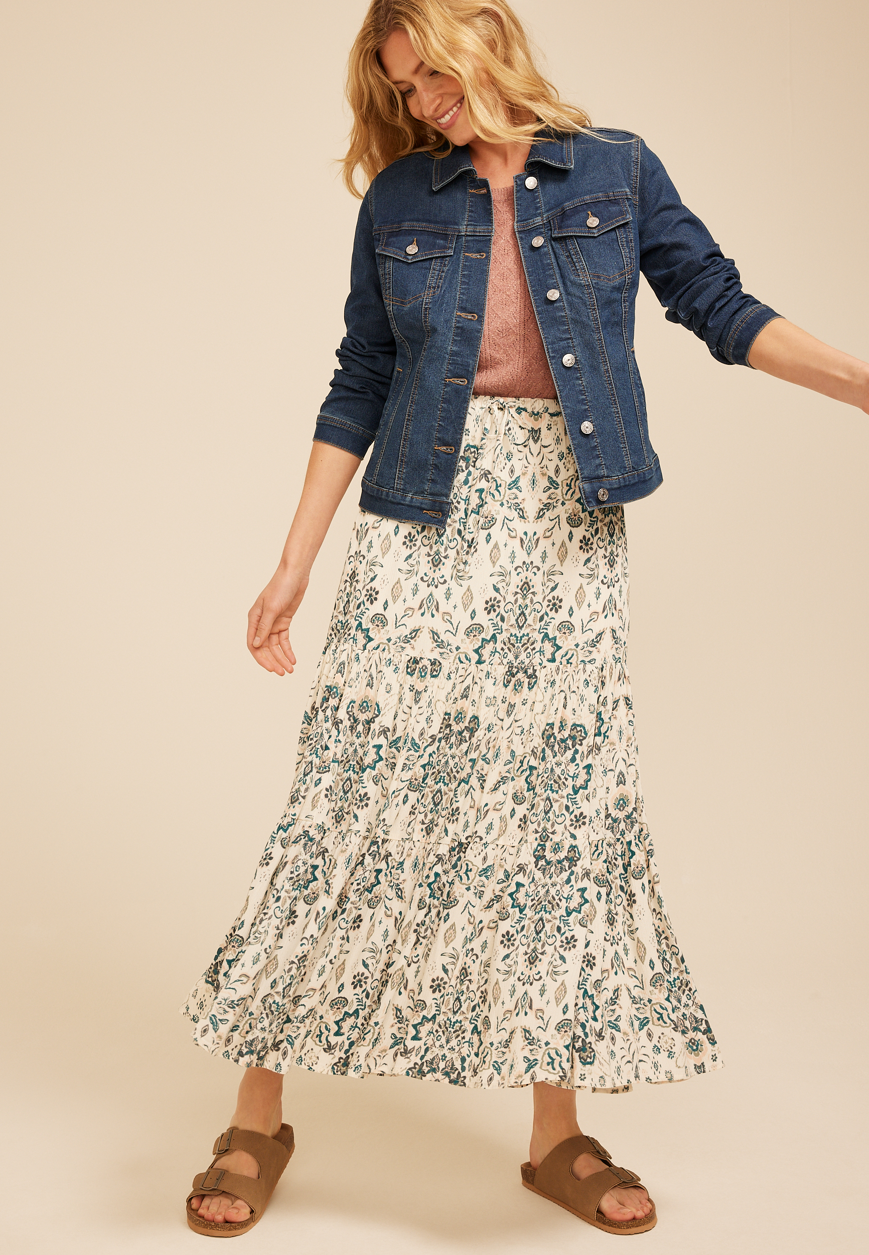 Dark Denim Jacket, C258, large