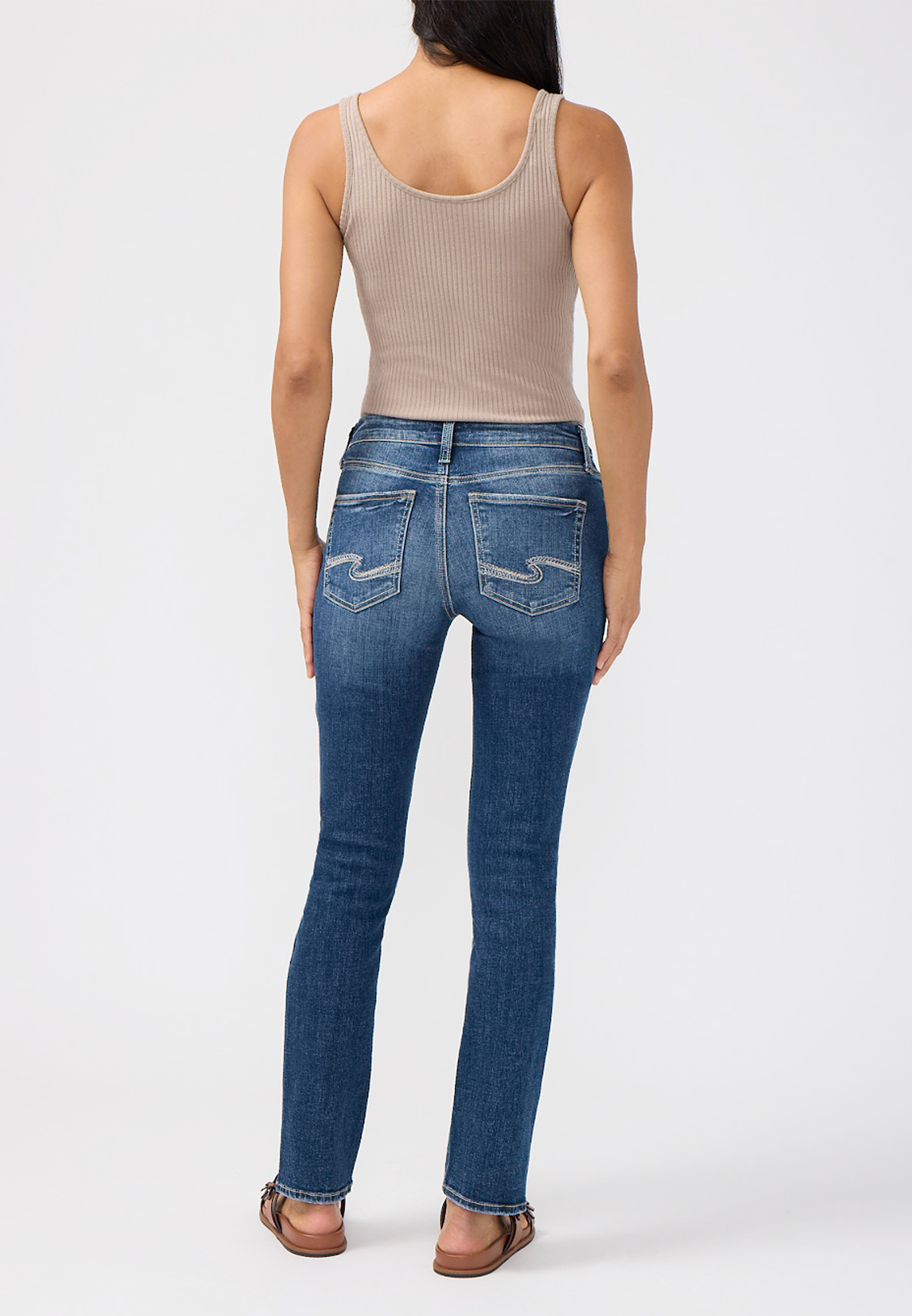 Silver Jeans Co.® Most Wanted Mid Rise Straight Jean