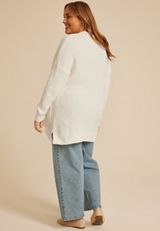 Plus Size Chenille Open Front Cardigan, C2789, small