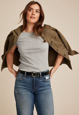 24/7 Pointelle Tee, C151, small