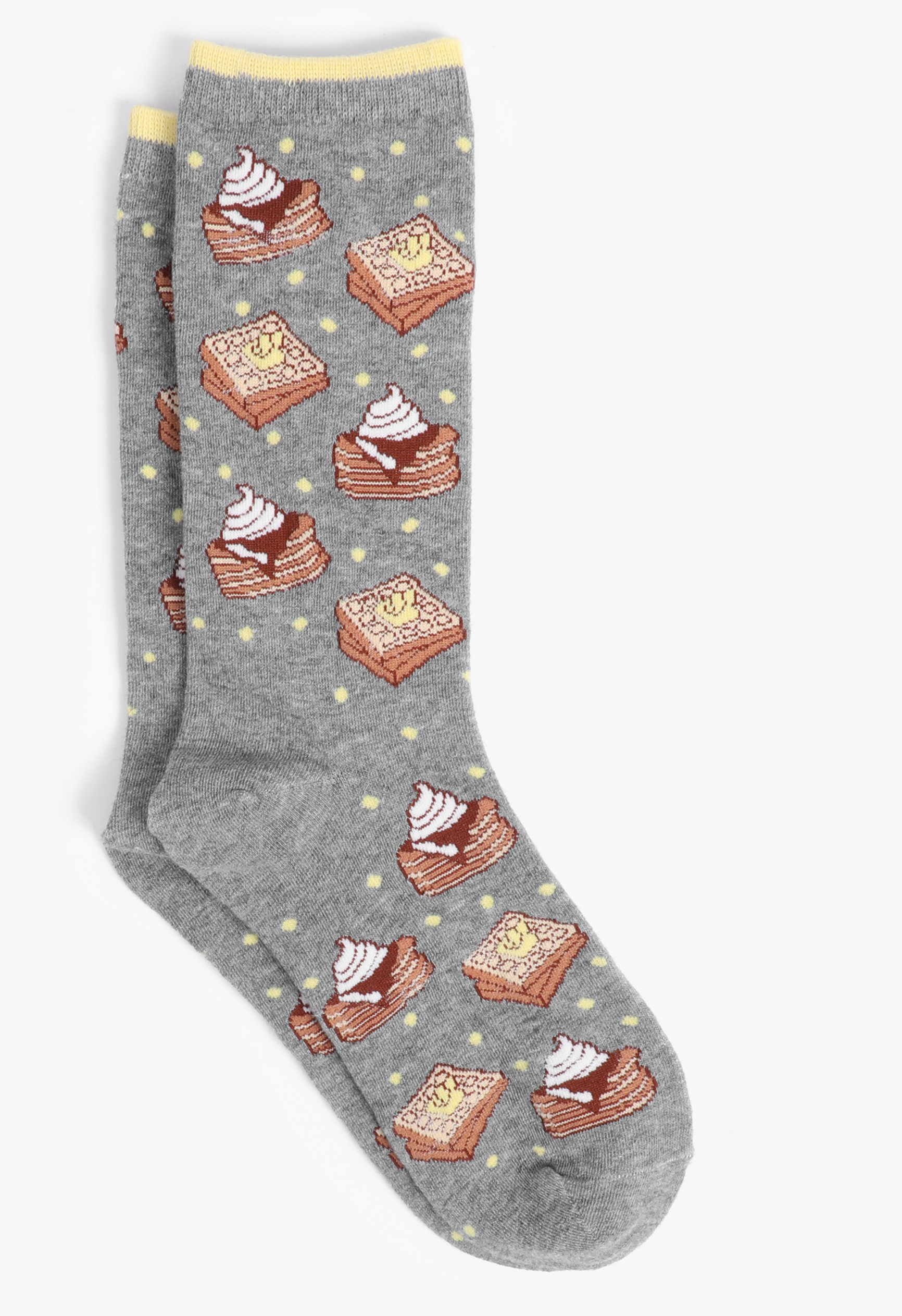 Pancakes And Waffles Crew Socks