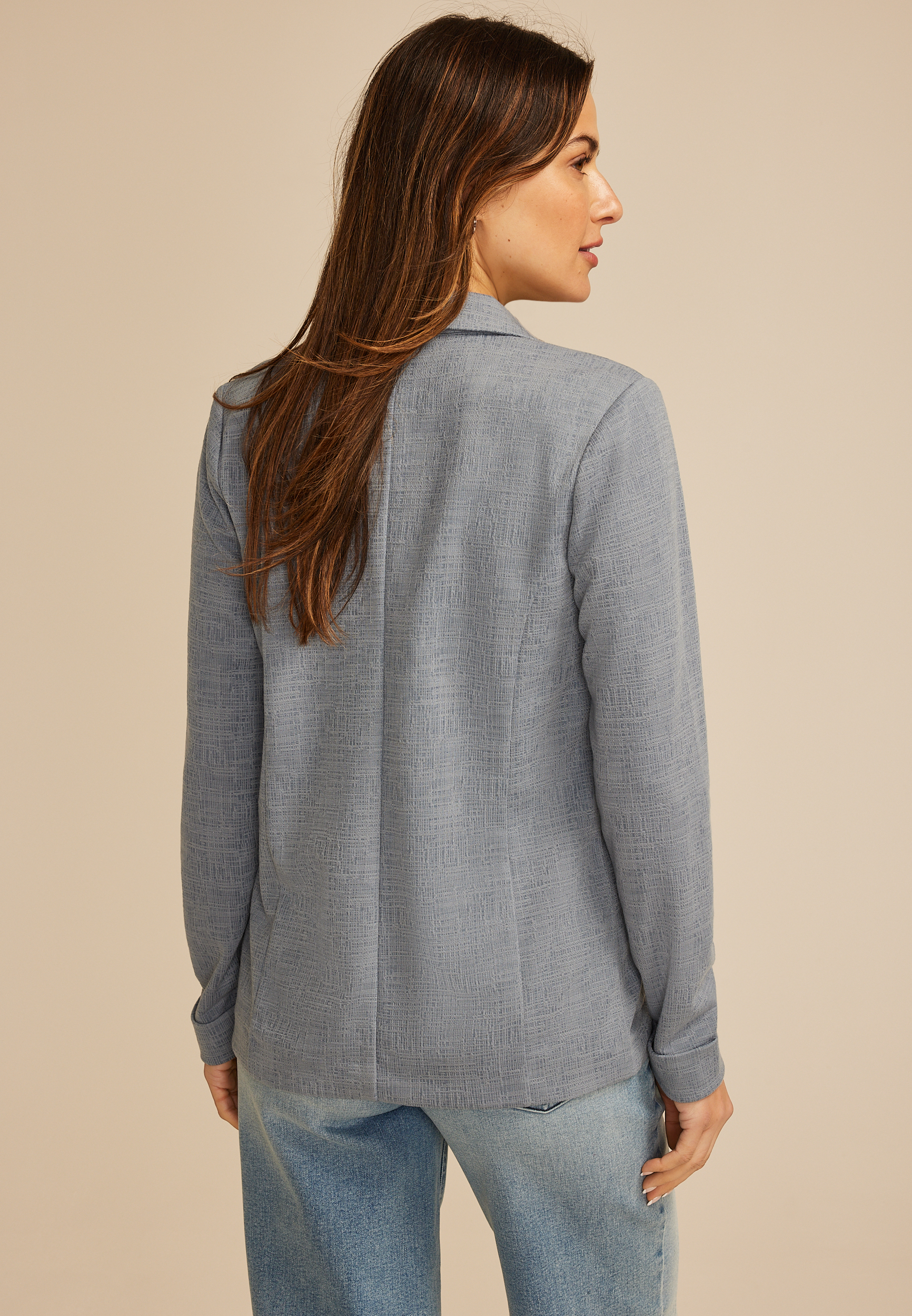 Versa Jacquard Knit Blazer, C1187, large