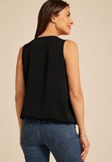 Surplice Tank Top, C106, small