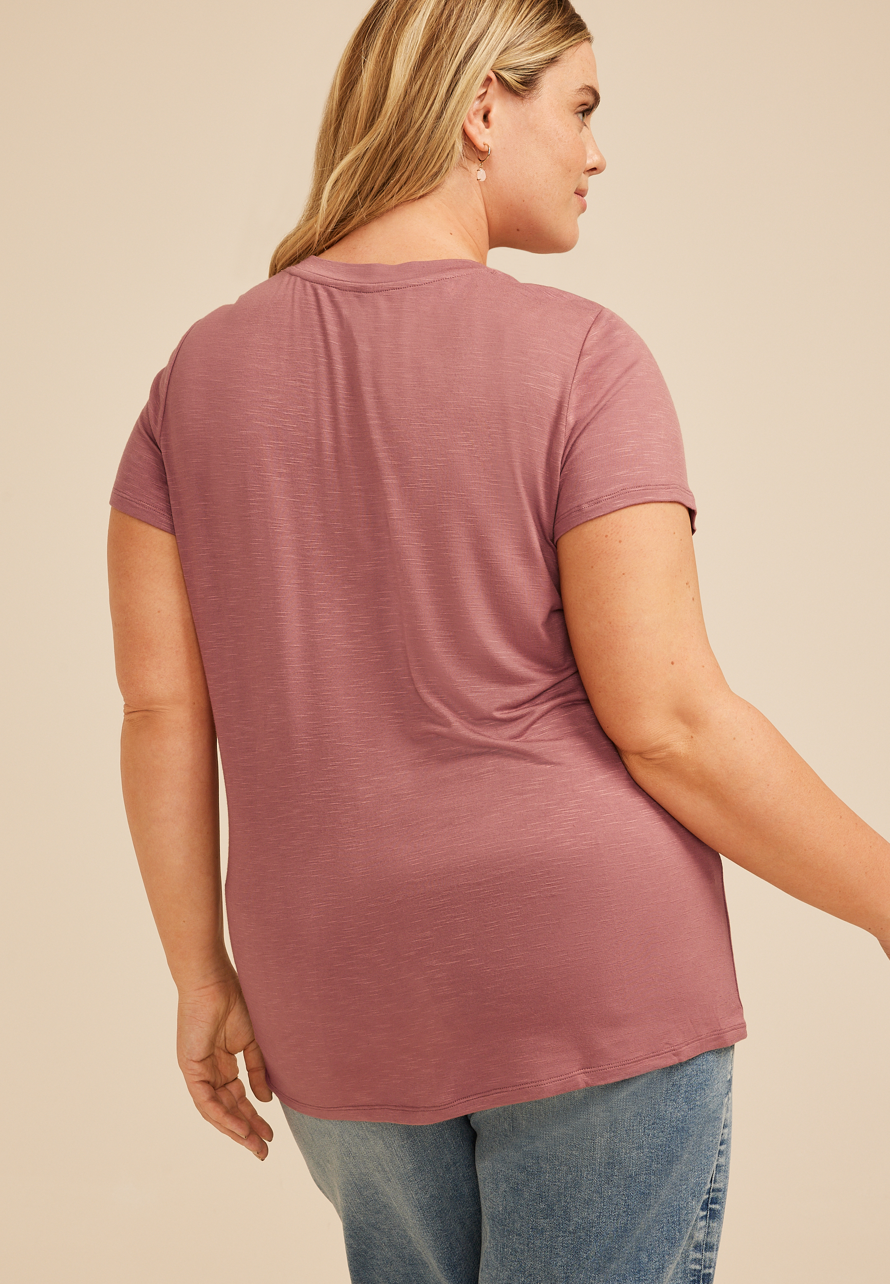 Plus Size 24/7 Kennedy Crew Neck Tee, C4291, large