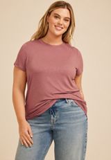 Plus Size 24/7 Kennedy Crew Neck Tee, C4291, small