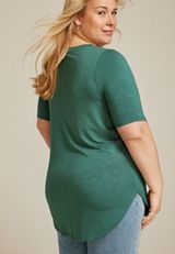 Plus Size 24/7 Olivia Tunic Tee, C531, small