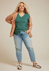 Plus Size 24/7 Olivia Tunic Tee, C531, small