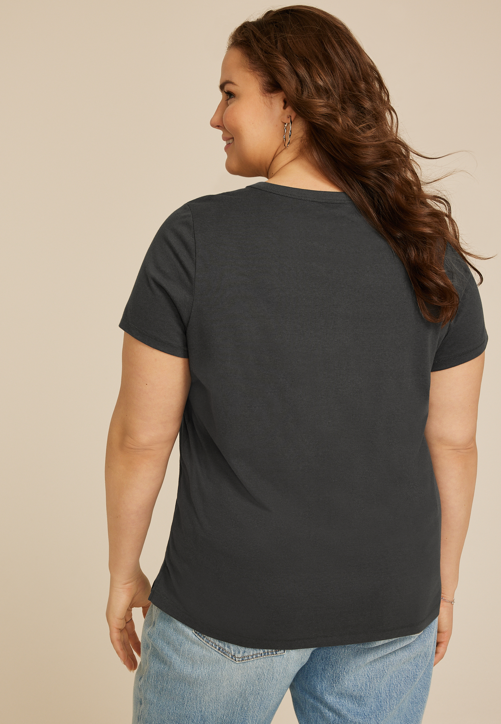 Plus Size Stay Salty Classic Fit Graphic Tee, C1876, large