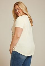 Plus Size Road Trip Classic Fit Graphic Tee, WHITE, small