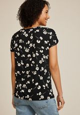 24/7 Fairhaven Ruched Shoulder Tee, C1756, small