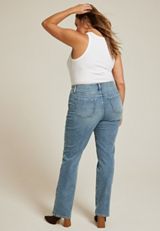 Plus Size m jeans by maurices&trade; High Rise Patch Pocket Slim Boot Jean, C3337, small