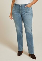 Plus Size m jeans by maurices&trade; High Rise Patch Pocket Slim Boot Jean, C3337, small