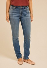edgely™ Floral High Rise Relaxed Straight Jean