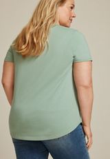Plus Size Teach Love Inspire Classic Fit Graphic Tee, C4610, small