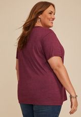 Plus Size Faith Family Forever Oversized Fit Graphic Tee, C830, small
