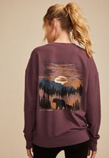 Adventure Relaxed Fit Sweatshirt, PURPLE MOSS, small