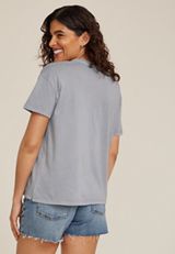 Not Lost Just Exploring Relaxed Fit Graphic Tee, Blue Fade, small