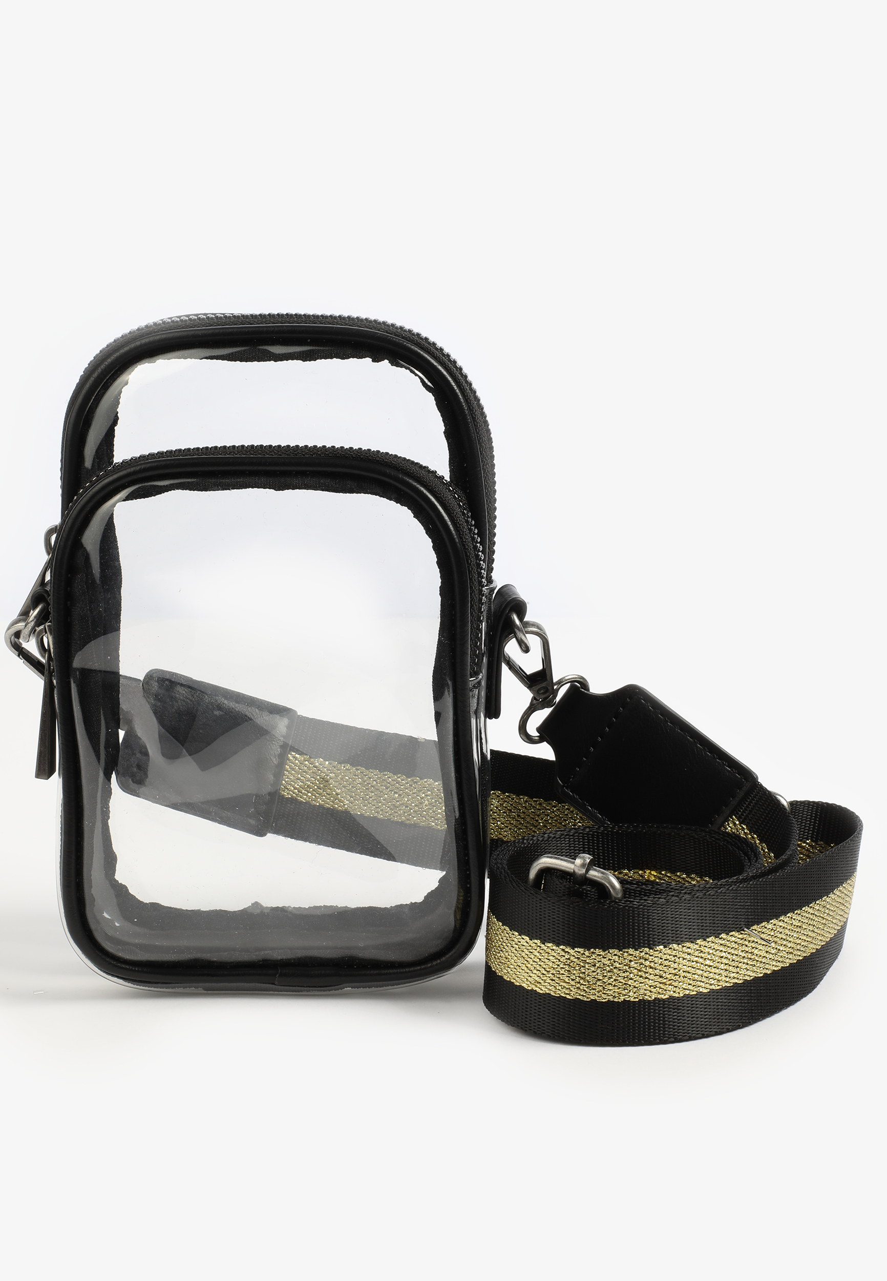 Metallic Striped Removable Bag Straps, C605, large