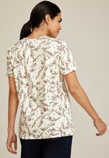 24/7 Dawson Floral Crew Neck Tee, C1524, small