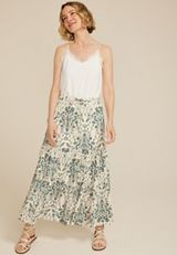 Multi Print High Rise Maxi Skirt, C1524, small