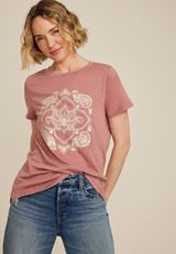 Paisley Classic Fit Graphic Tee, C4188, small