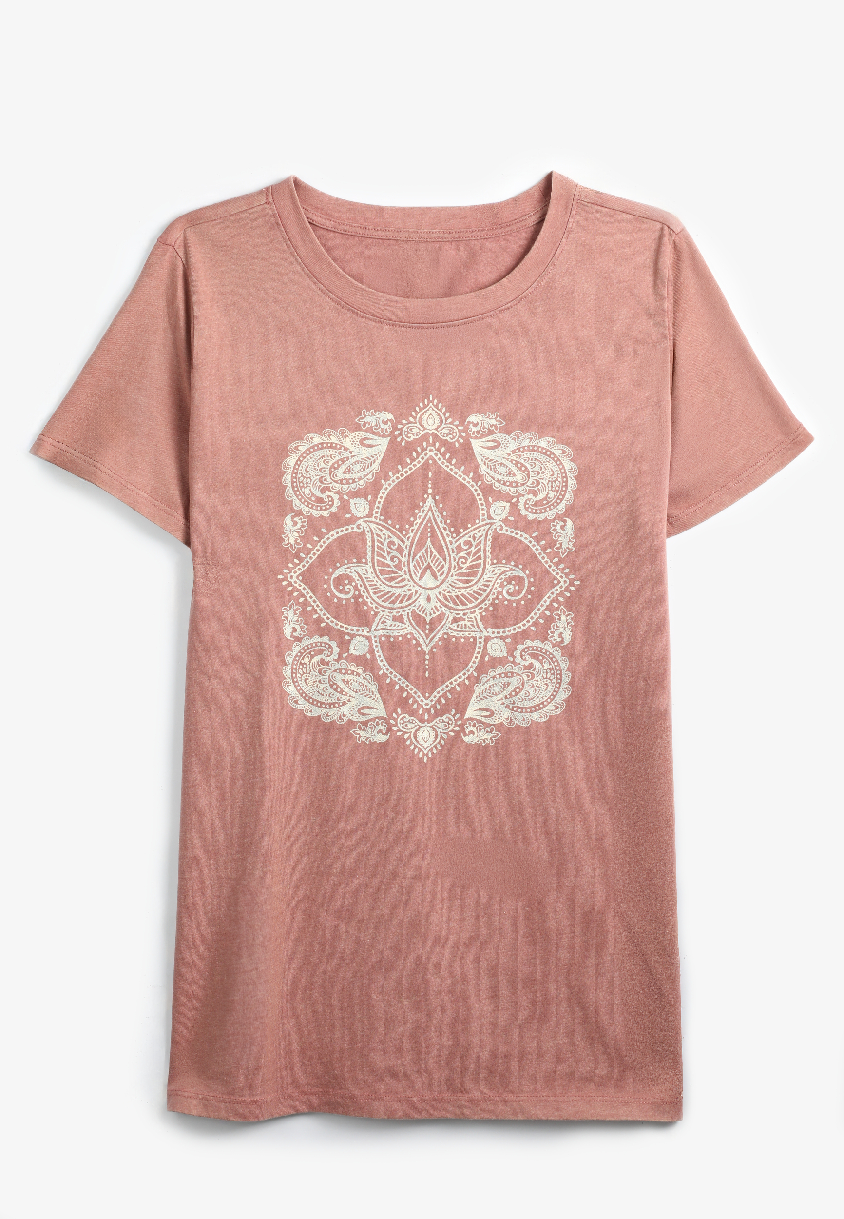 Paisley Classic Fit Graphic Tee, C4188, large