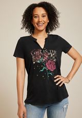 Lost In The Music Classic Fit Graphic Tee, C106, small