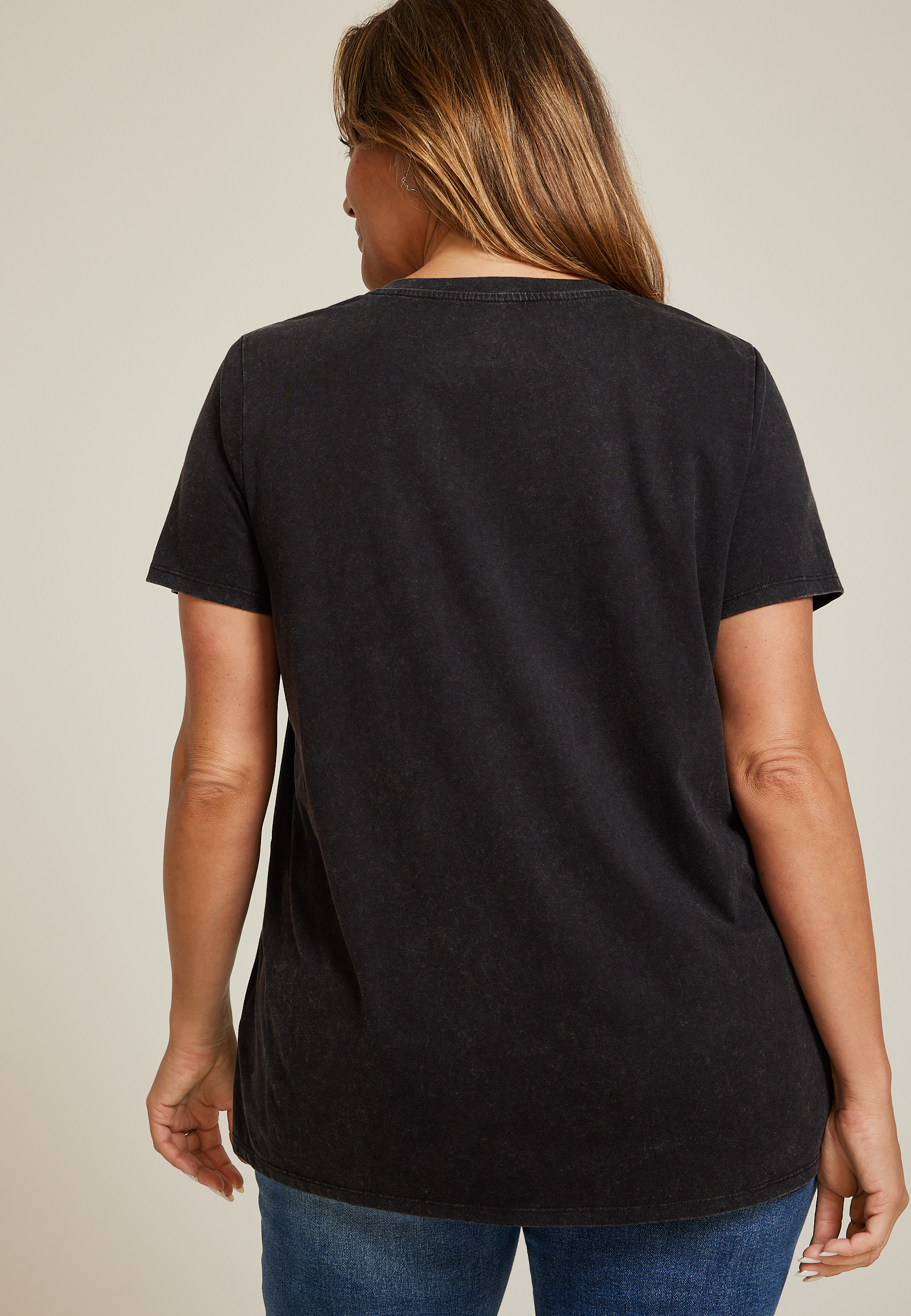 Plus Size Lost In The Music Classic Fit Graphic Tee, C106, large