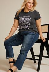 Plus Size Thankful Classic Fit Graphic Tee, , small