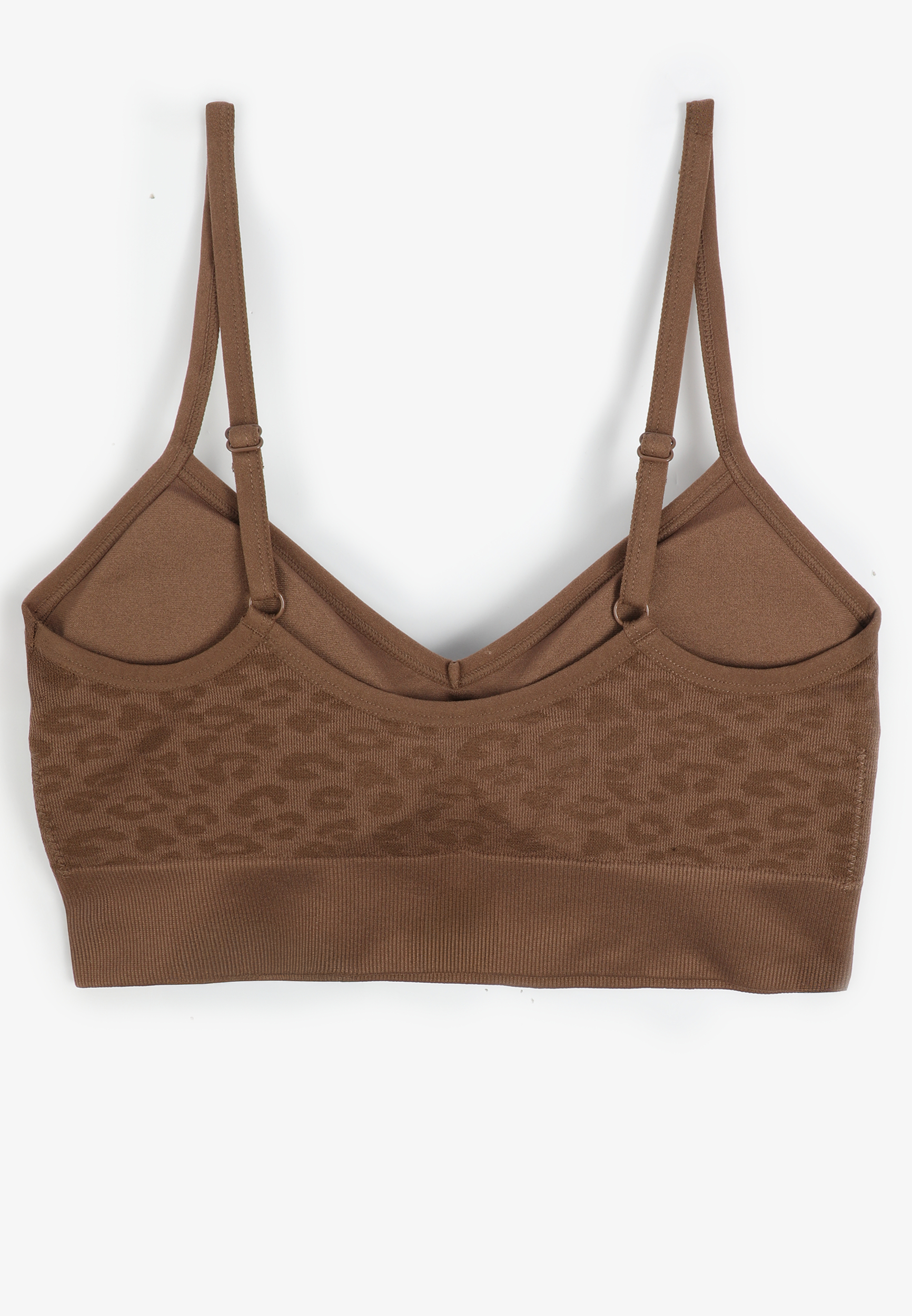 True Stretch Animal Seamless V Neck Bralette, C30, large