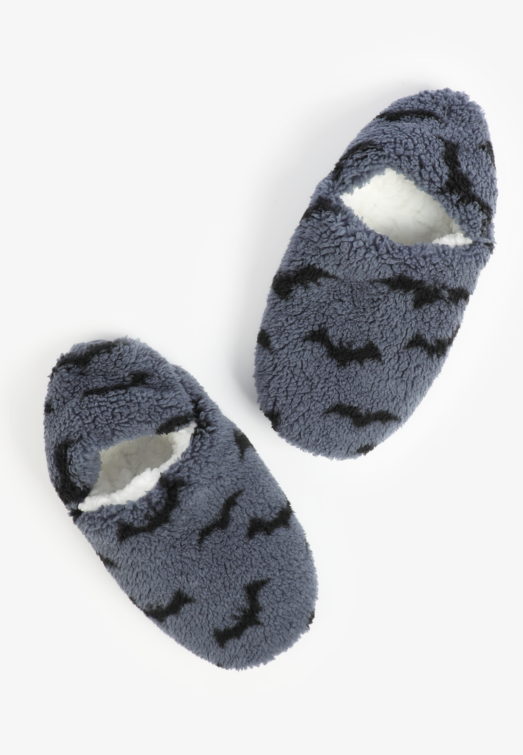 Flying Bats Sherpa Slipper Socks